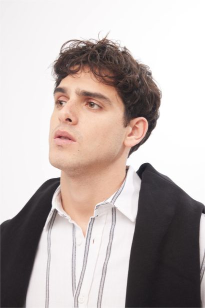 қалыпты пішім жолақ Ұзын жеңді көйлек