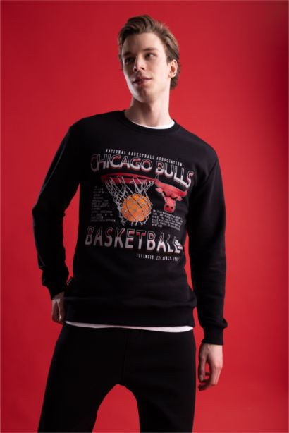 NBA Chicago Bulls стандарт пішім дөңгелек жаға Свитер