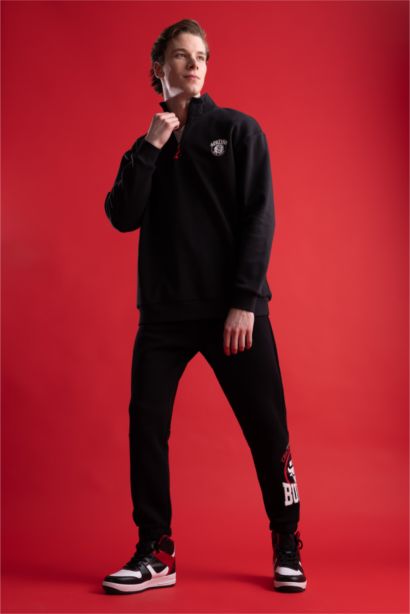 NBA Chicago Bulls стандарт пішім иілімді жолақ Джоггер