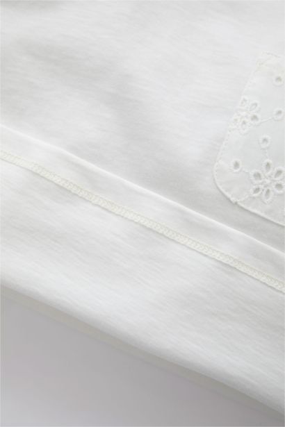 Baby Girls Regular Fit Crew Neck Long Sleeved T-Shirt