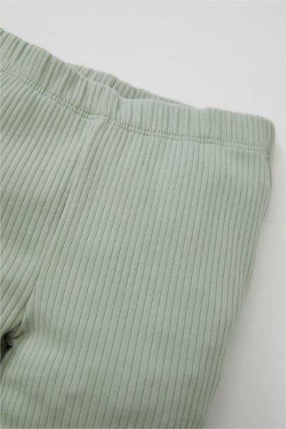 سروال ليجن بناتي برجل واسع مضلع