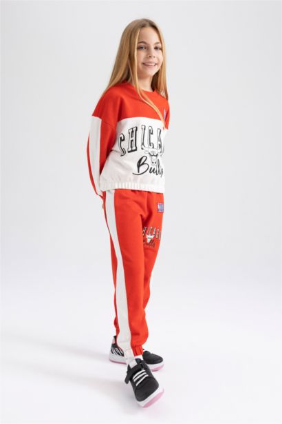 Girls Jogger Standard Fit NBA Chicago Bulls Sweatpants