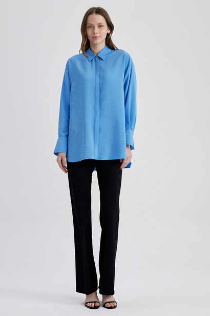 Flare Crepe Trousers