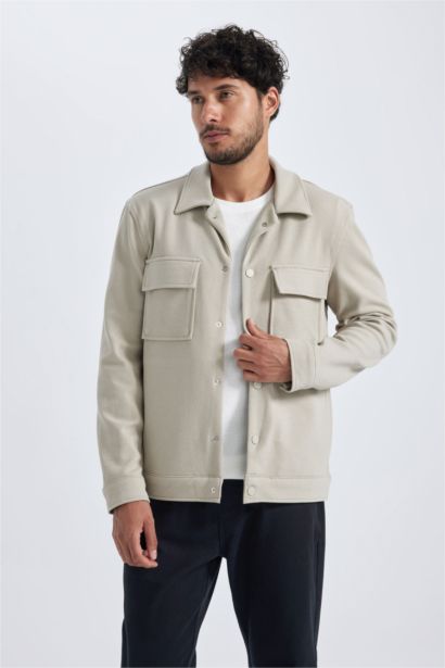 Куртка-рубашка стандартного кроя для мужчин