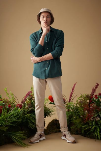 Pantalons En Tissés