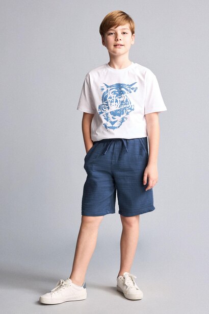 Short en mousseline Coupe régulière pour garçon