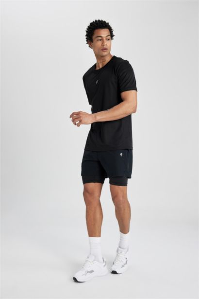 DeFactoFit Slim Fit Sports Woven Shorts
