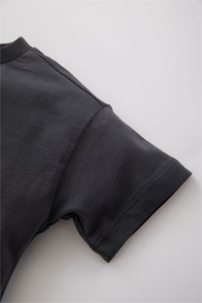 Baby Boy Regular Fit Printed Short Sleeve T-Shirt