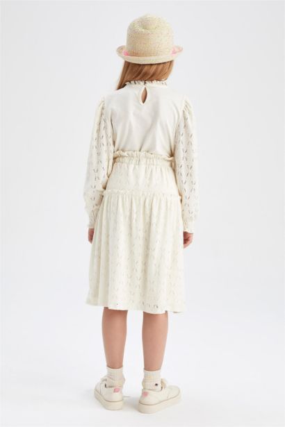 Jupe à taille élastique pour Fille