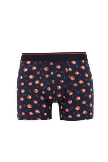 Regular Fıt Top Baskılı 2'li Boxer