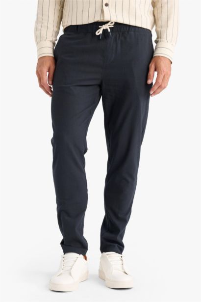 Cotton Skinny Leg Elastic Waist Summer Joggers