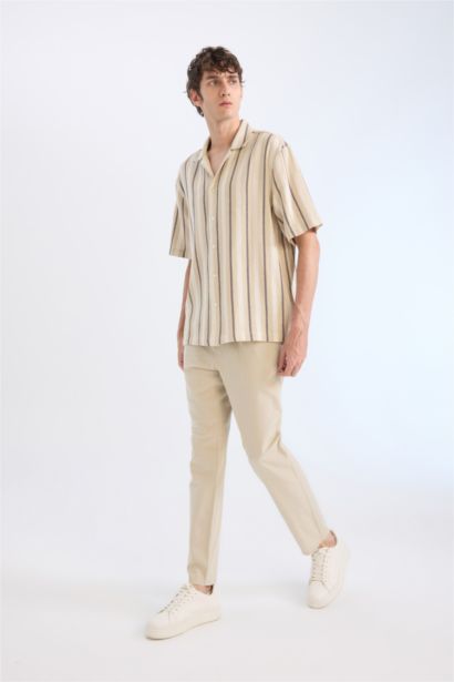 Cotton Slim Leg Elastic Waist Summer Joggers
