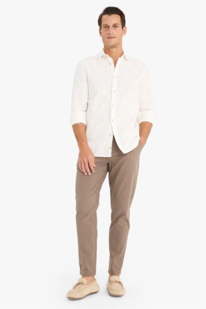 Cotton Skinny Leg Elastic Waist Summer Joggers