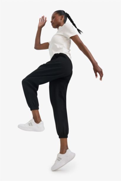 DeFactoFit Oversize Standard Length Scuba Fabric Jogger Sweatpants
