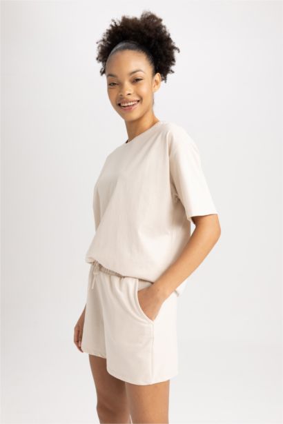 DeFactoFit Standard Fit Sports Thin Fabric Shorts