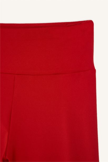 Red Sports Leggings