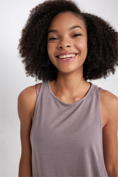 Débardeur à col rond et coupe Confort