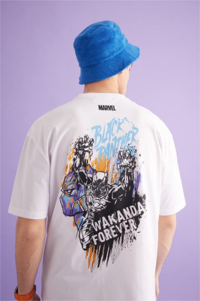 Marvel Avengers Лицензиялық дөңгелек жаға үлкен Қысқа жеңді футболка