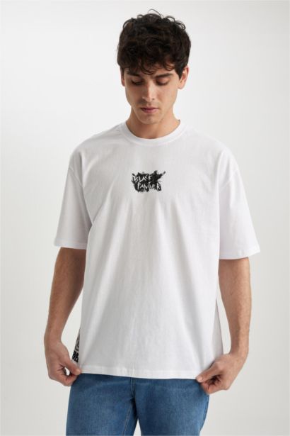 Marvel Avengers Лицензиялық дөңгелек жаға үлкен Қысқа жеңді футболка