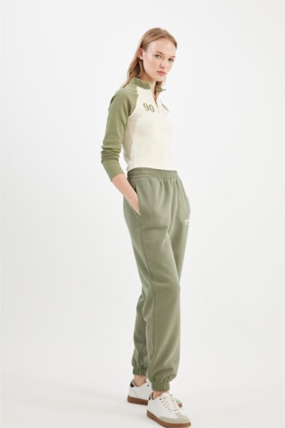 Printed Waist Leg Elasticated Pocketed Jogger Sweatpants