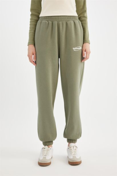 Printed Waist Leg Elasticated Pocketed Jogger Sweatpants