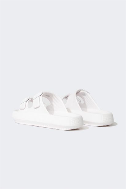 شبشب رجالي إيفا بكعب سميك بشريط مزدوج