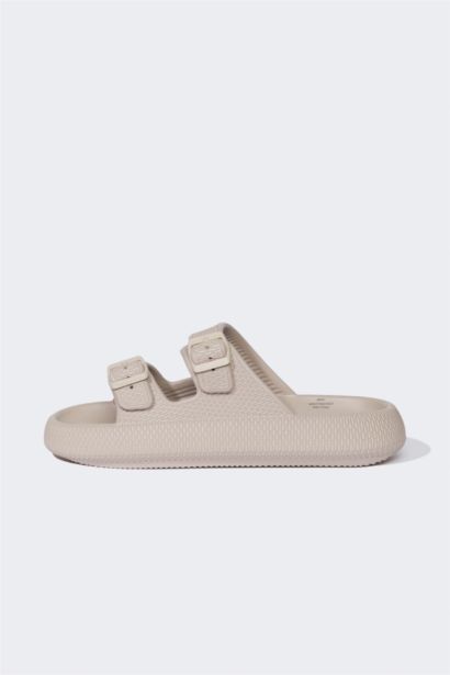 Man Thick Sole Double Band Eva Slippers