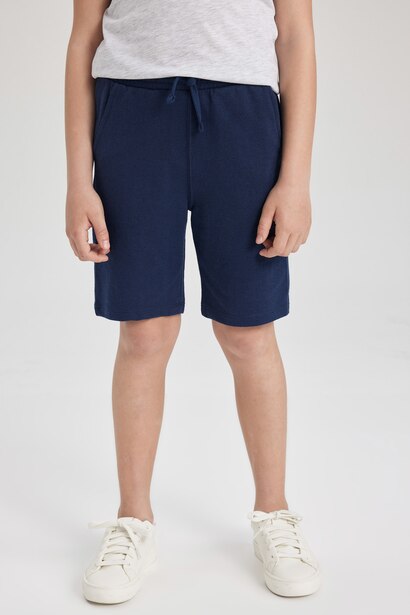 Boy Regular Fit Thin Sweatshirt Fabric 2-Pack Shorts
