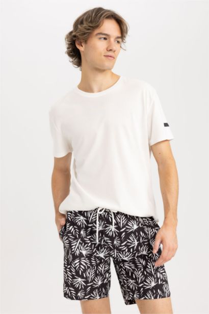 Short de Bain coupe régulière imprimé