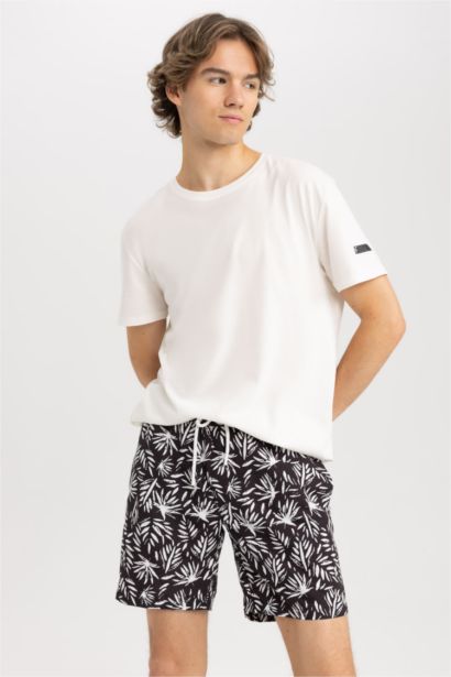 Short de Bain coupe régulière imprimé