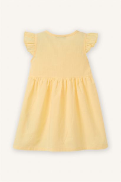 Regular Fit Basic Short Sleeve Woven Dress