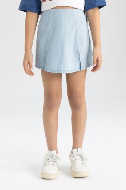 Girl Denim Skort