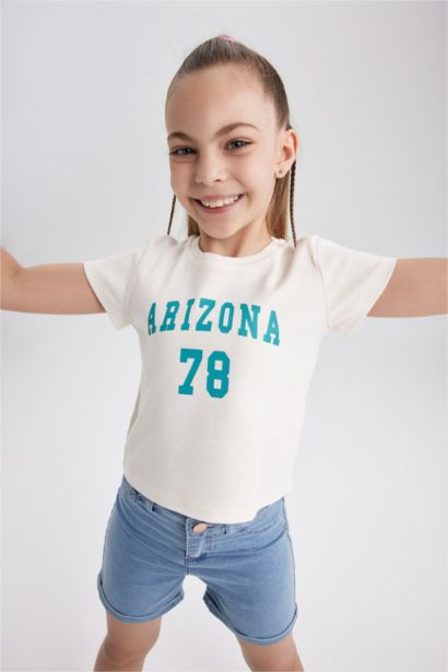 تي شيرت بناتي ريبانا سليم فيت