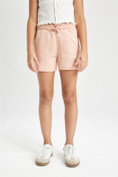 Girl Sweatshirt Fabric 2 Piece Shorts