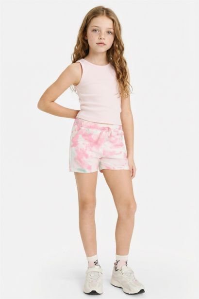 Girl Sweatshirt Fabric 2 Piece Shorts