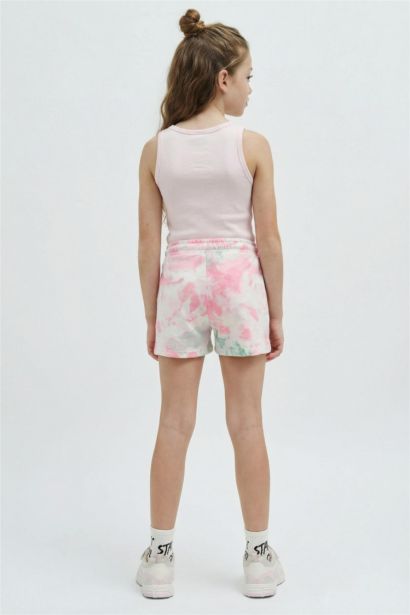 Girl Sweatshirt Fabric 2 Piece Shorts