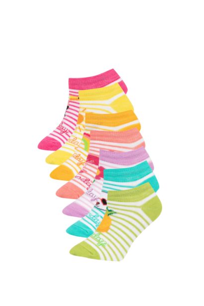Chaussettes Courtes Coton pour Fille - 7 Paires