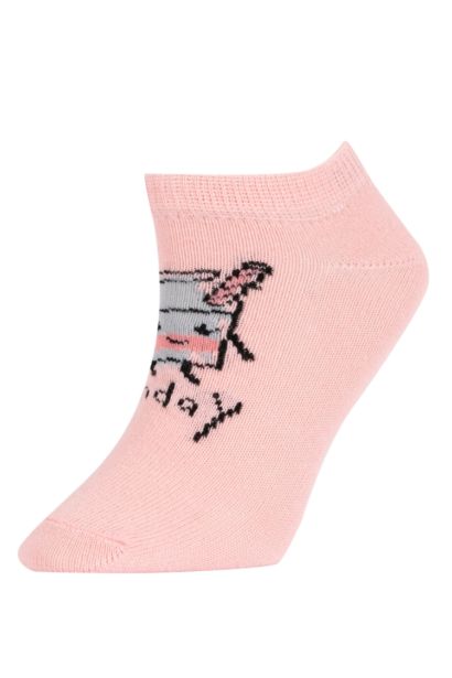 Girls 7-Pack Cotton Booties Socks