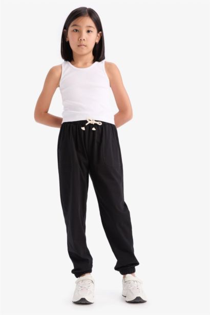 Girl Elastic Waist Sweatpants
