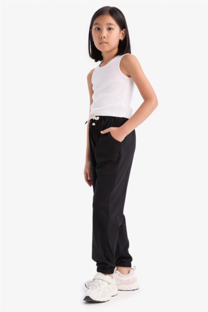 Girl Elastic Waist Sweatpants