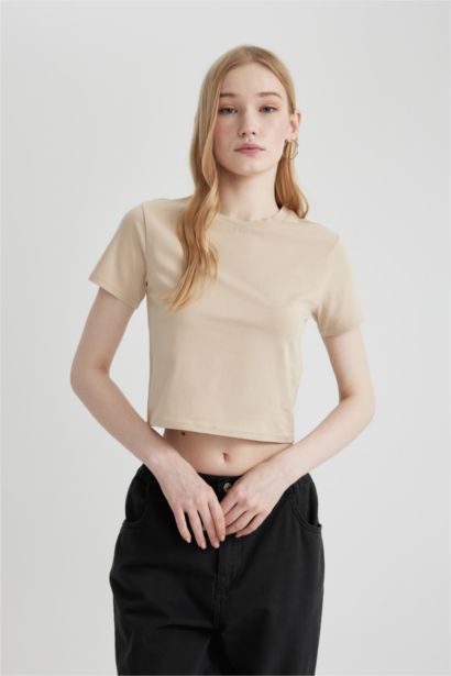 T-Shirt Slim à manches courtess