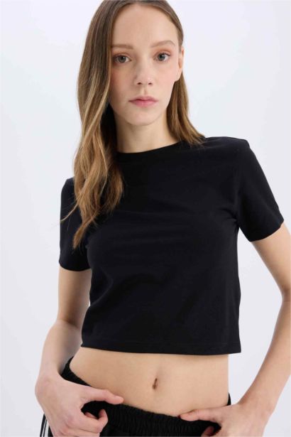 تيشيرت نص كم سليم فيت