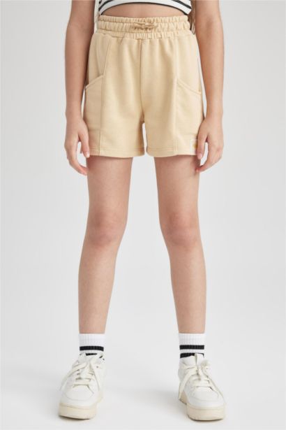 Girl Sweatshirt Fabric Shorts