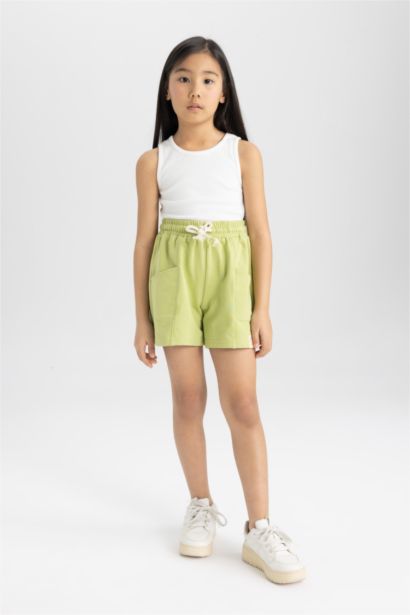 Short Tissu Sweat Fin