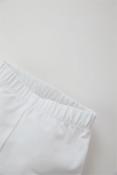 سروال ضيق بناتي بيبي قصة عادية - قطعتين