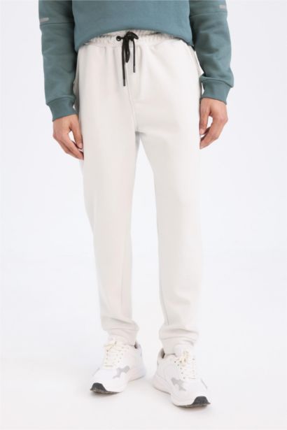 DeFactoFit Slim Fit Scuba Fabric Elastic Leg Waist Jogger Sweatpants