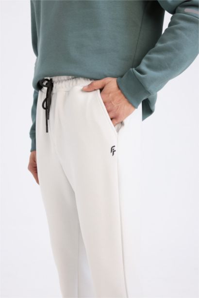 DeFactoFit Slim Fit Scuba Fabric Elastic Leg Waist Jogger Sweatpants