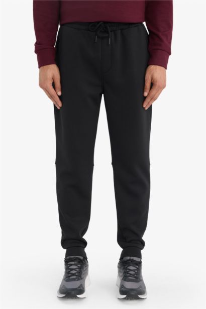 Slim Fit Standard Leg Scuba Fabric Jogger