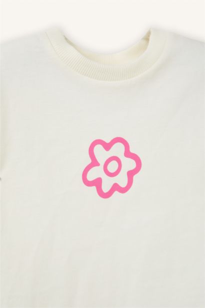Çiçekli Tişört Kız Bebek