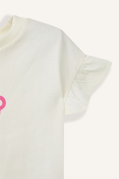 Çiçekli Tişört Kız Bebek